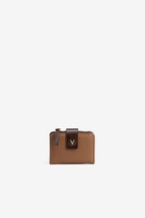 Vilanova Small two-tone purse Camel