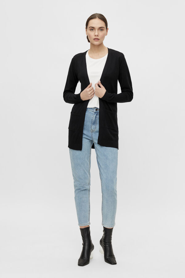 Object Jersey-knit cardigan  Black