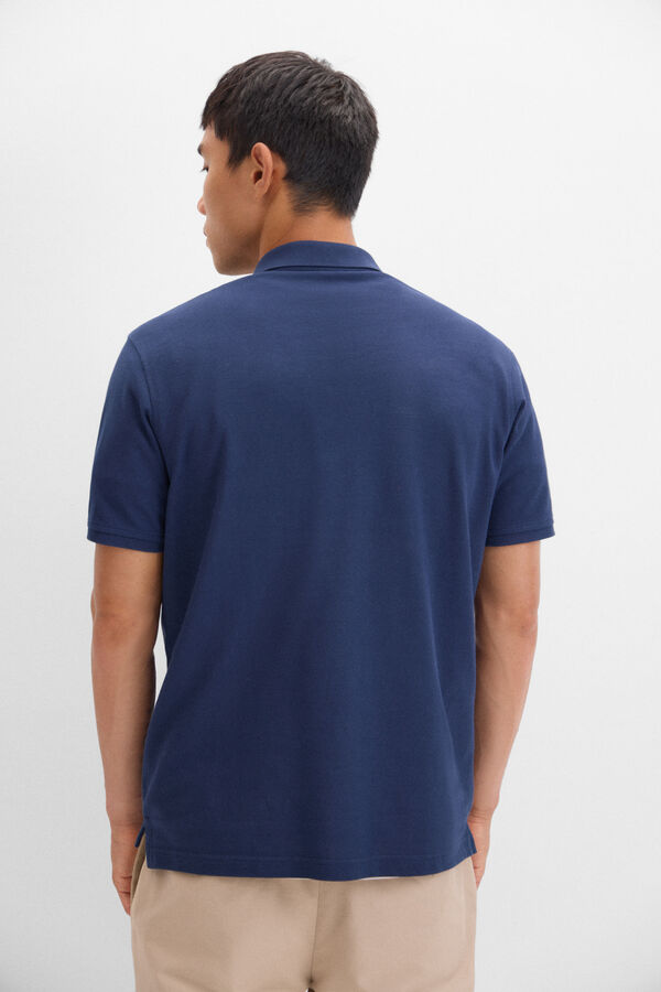 Cortefiel Essential polo shirt Navy