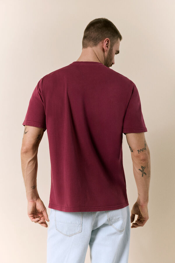OOTO T-shirt lavada de manga curta com logo Granada