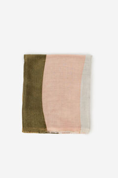 Cortefiel Abstract print scarf Pink