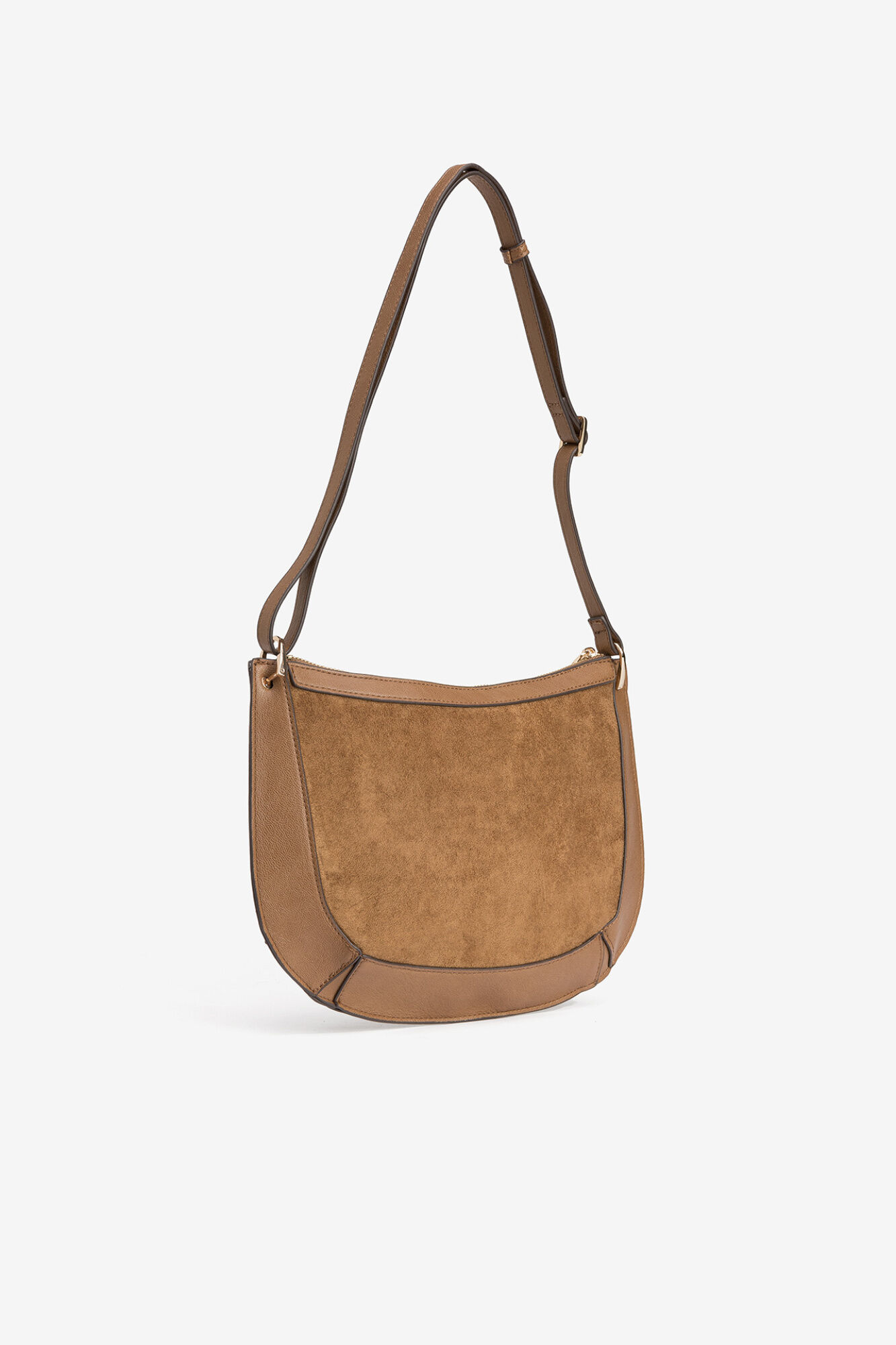 Vilanova Bolso Hobo Efecto Gamuza
