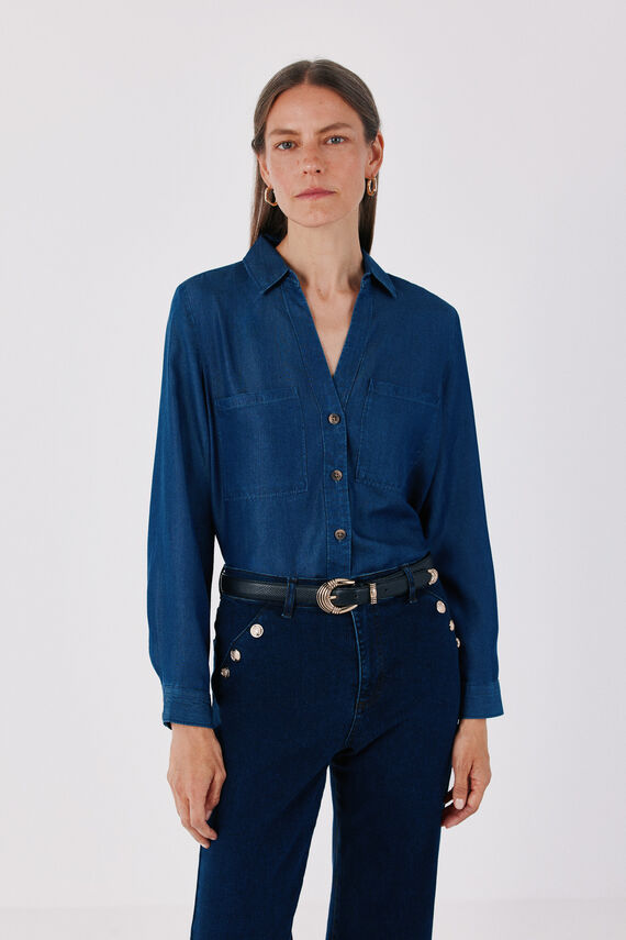 Camisa vaquera tencel