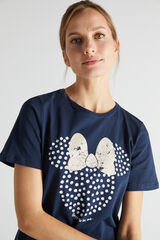 Cortefiel Camiseta Disney Azul marino