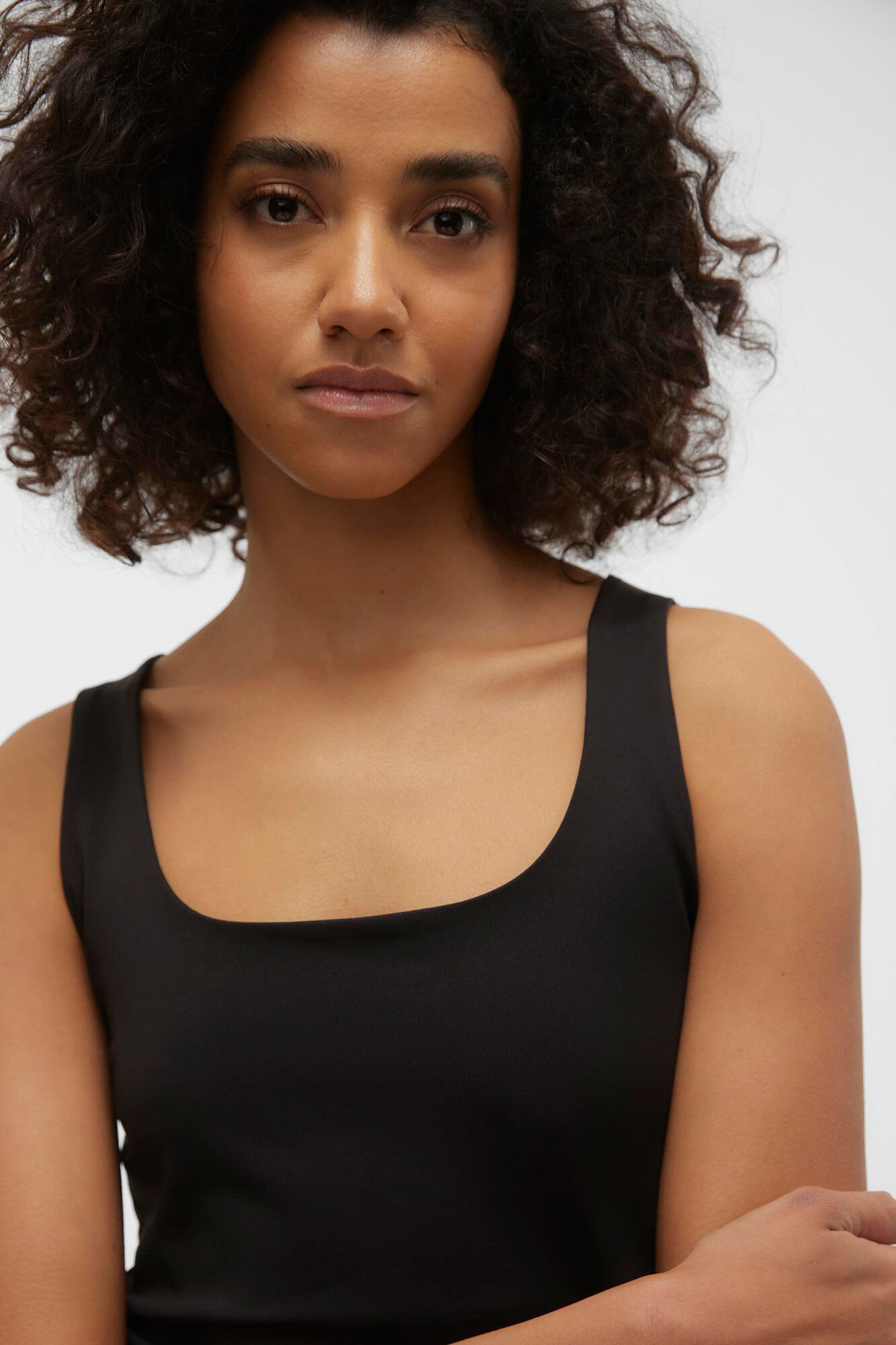 Camiseta cuello cuadrado mujer hotsell