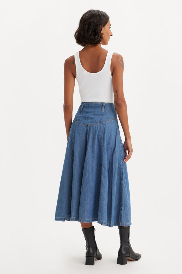 Cortefiel Levi's® denim skirt  Blue