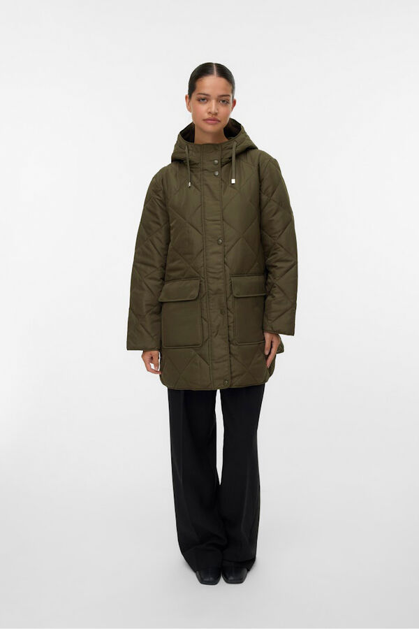 Vero Moda Casaco sobretudo  Verde