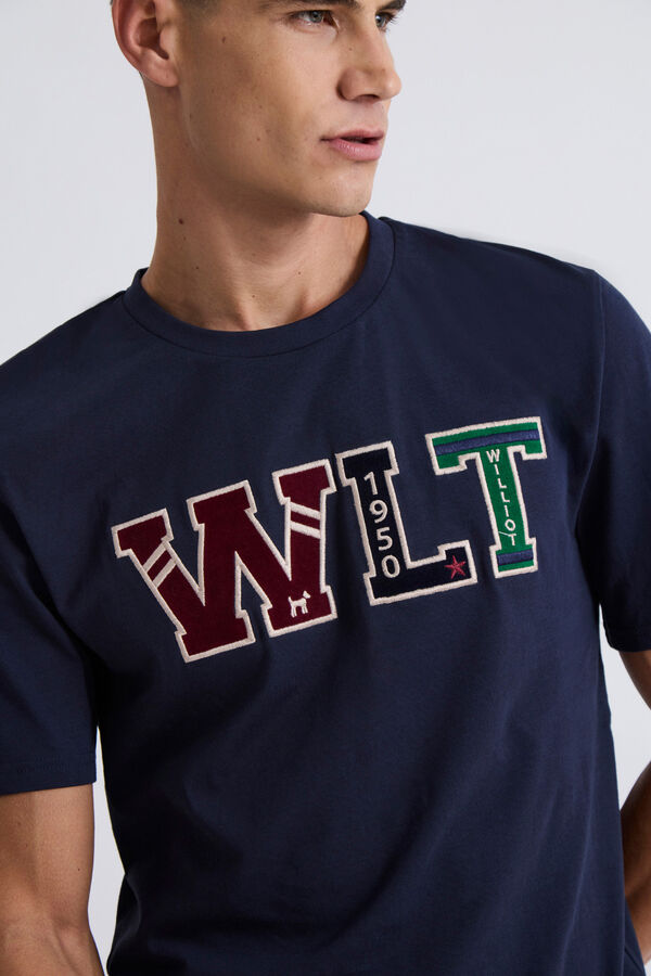 Williot T-shirt com o logo da WLT Azul