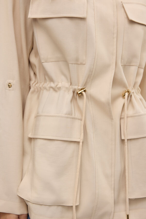 Vero Moda Long sleeve jacket with front pockets Grey