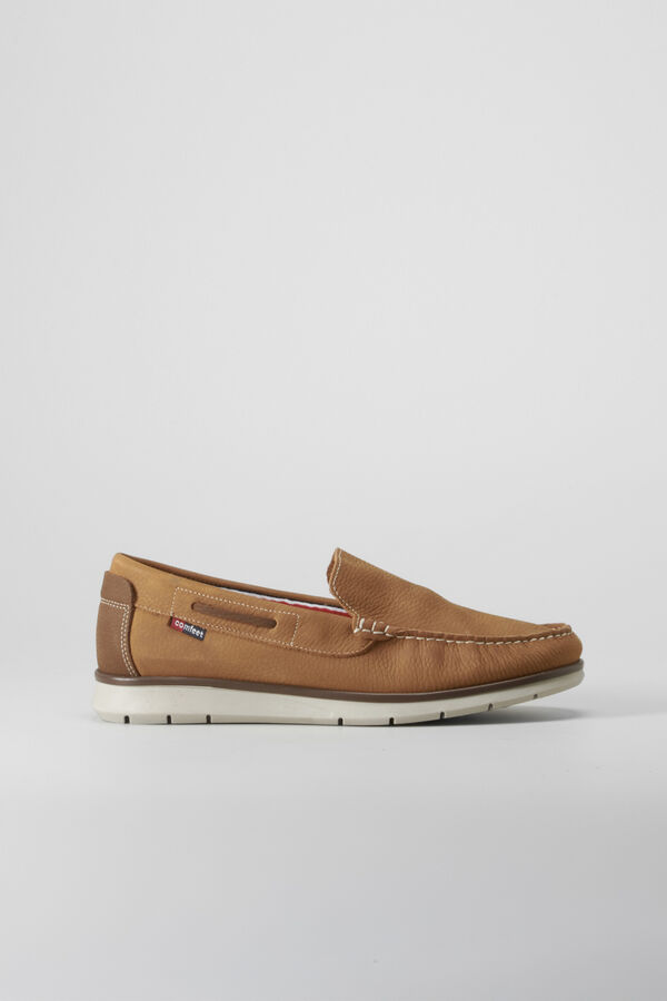 Comfeet Mocassim em couro COMFEET Castanho