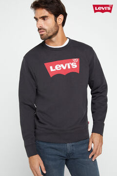 Cortefiel Fleece Levi's® round neck sweatshirt Gray