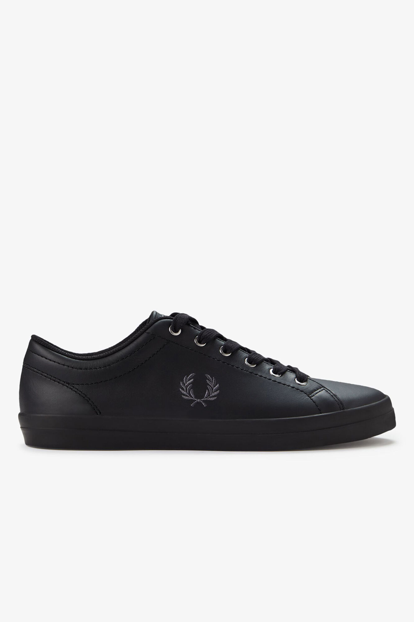 Fred Perry T&ecirc;nis de couro b&aacute;sico