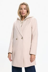 Vero Moda Sobretudo longo de tecido com forro acolchoado