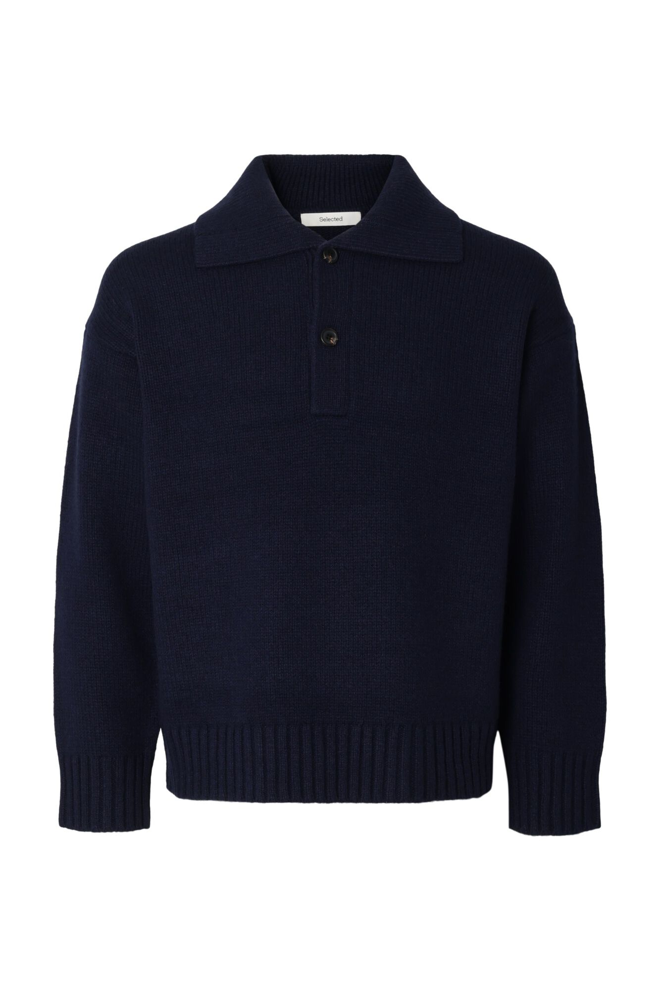 Selected Polo de malha com l&atilde; RWS