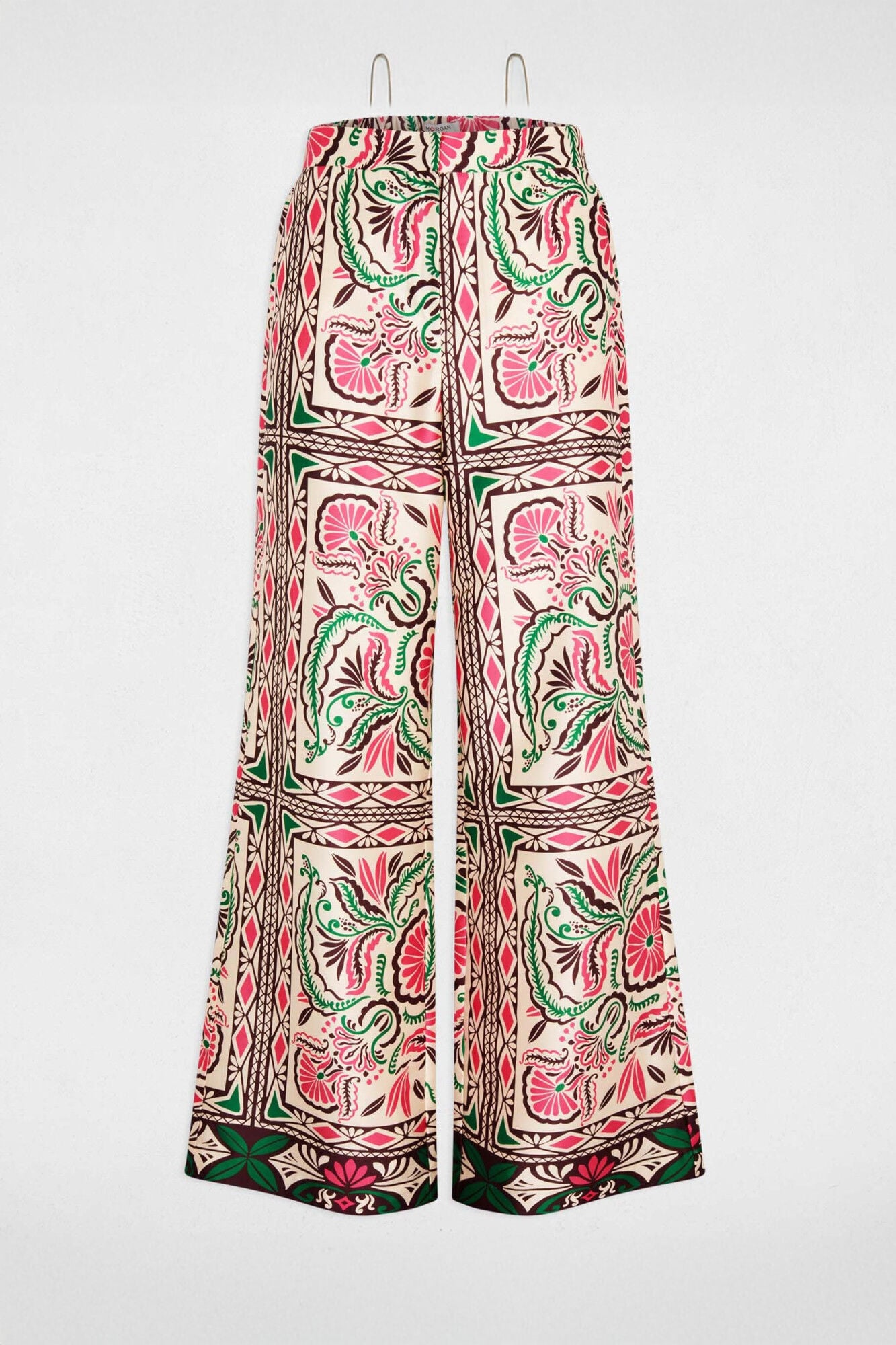 Morgan Pantal&oacute;n ancho satinado