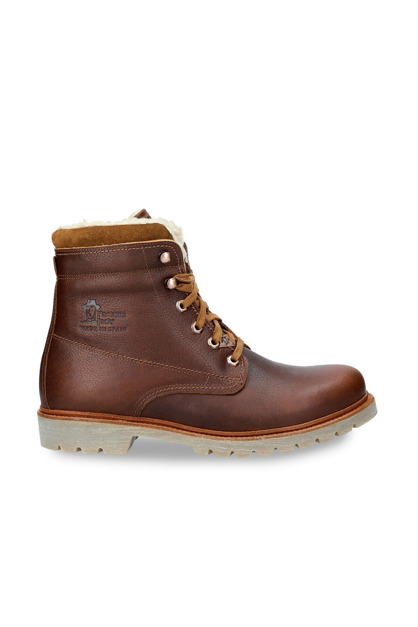Bota de hombre en piel napa