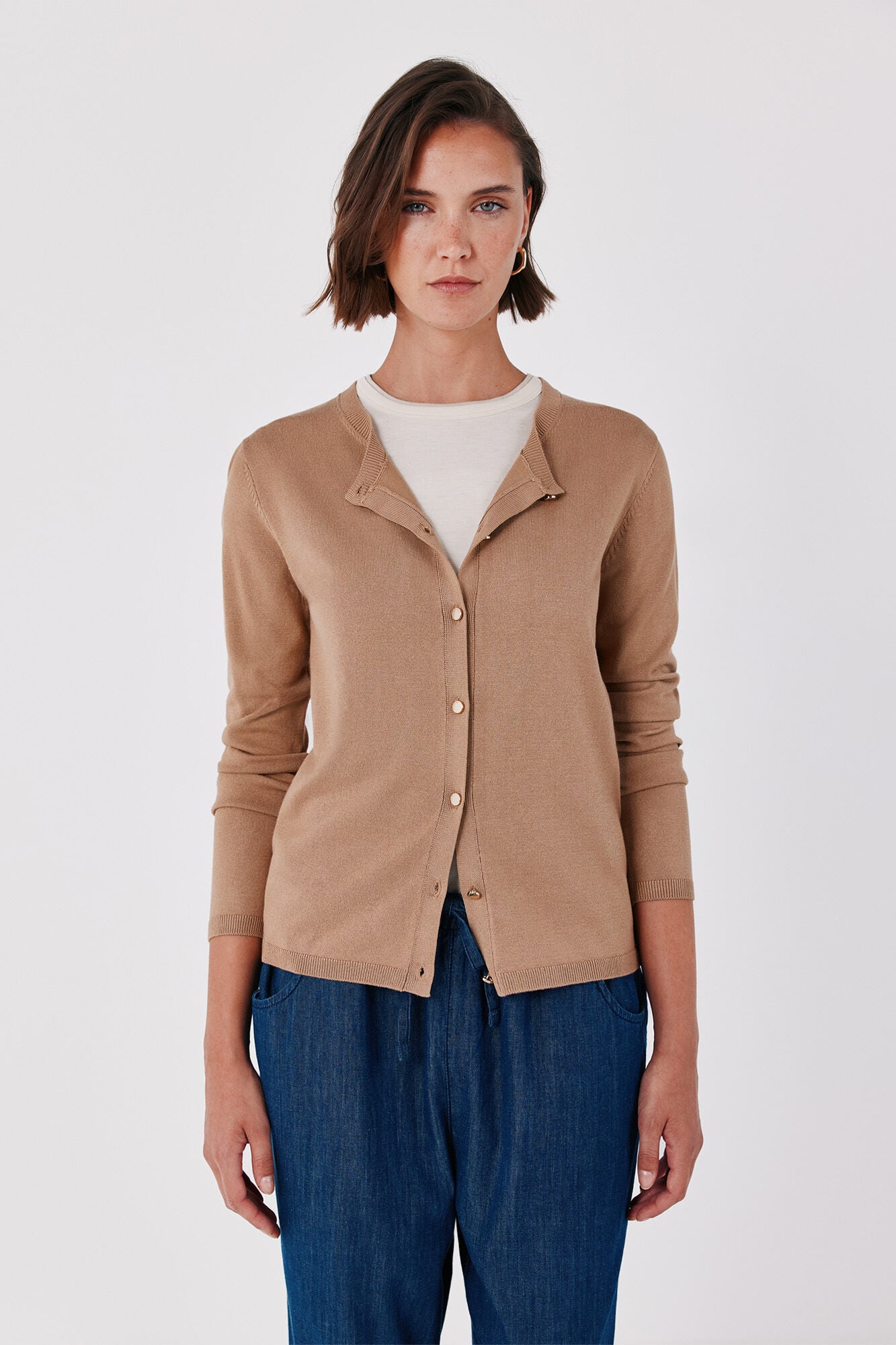 Cortefiel Basic knit jacket