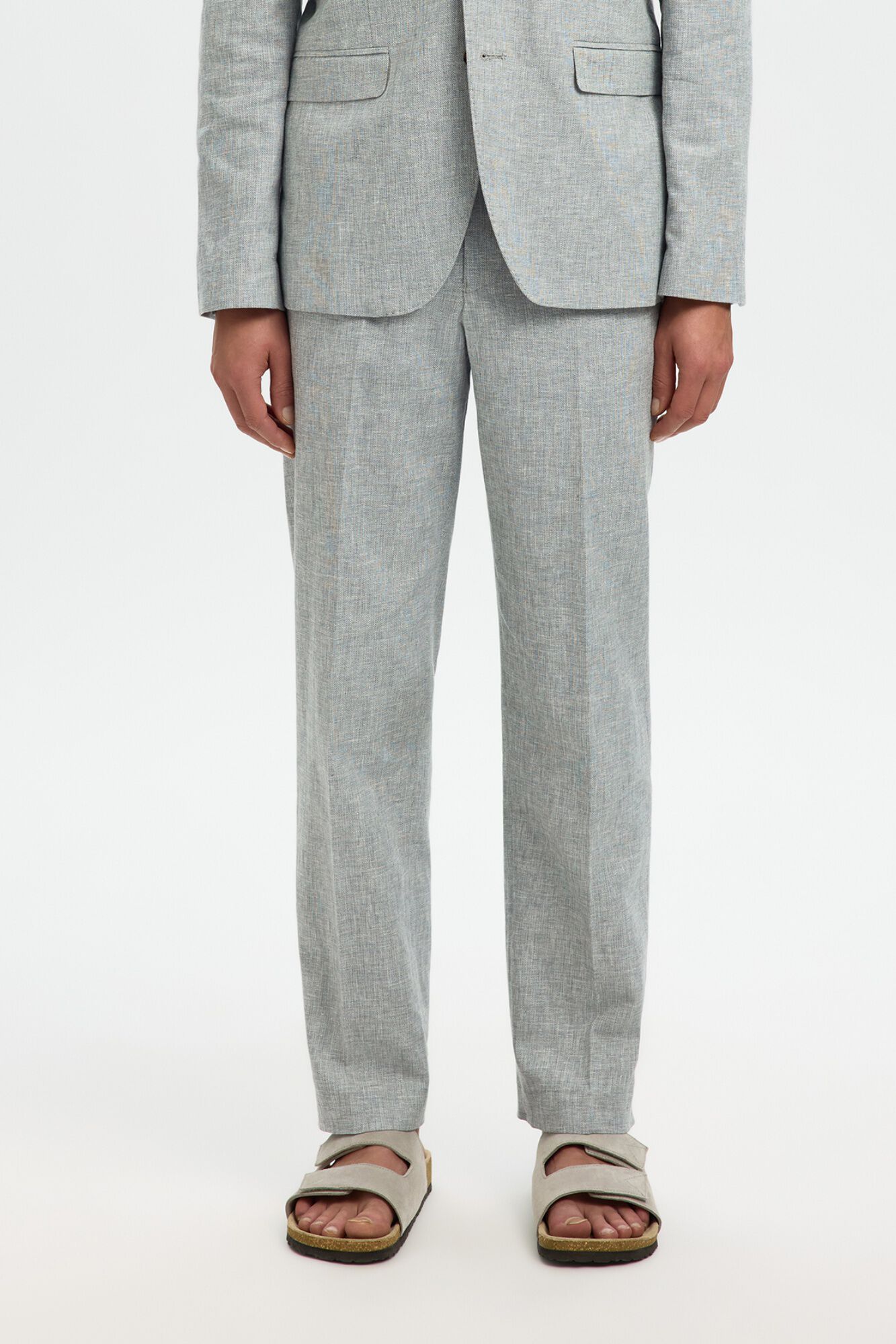 Selected Cal&ccedil;a de linho de vestir