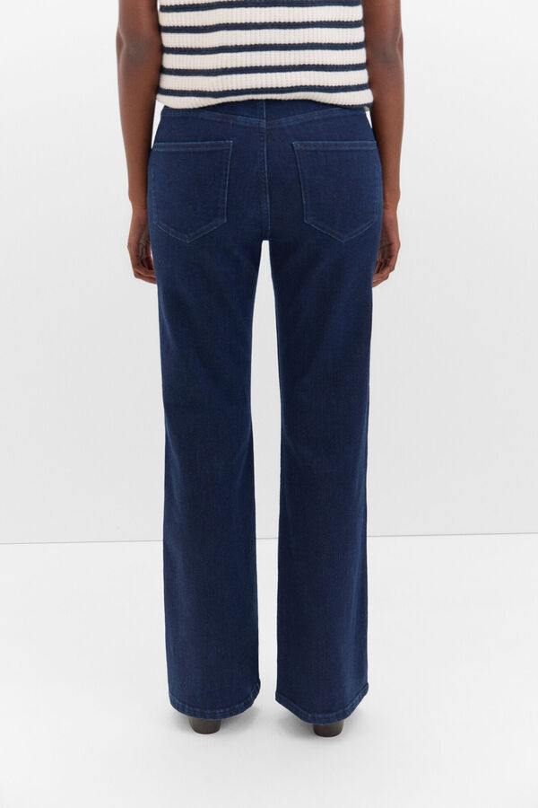 Cortefiel Bell-bottom jeans Blue