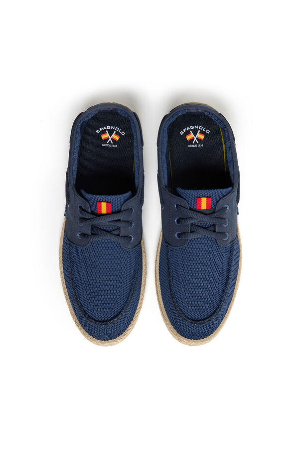 Spagnolo Canvas leisure boat shoe Navy