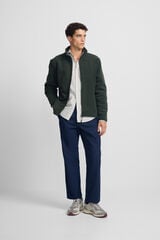 Silbon Forro polar clássico Verde