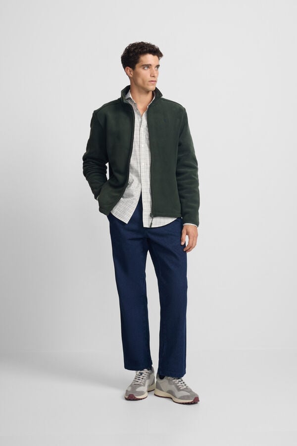 Silbon Forro polar clássico Verde