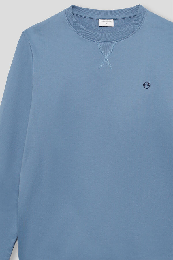 Street Monkey Sweatshirt estampada Azul