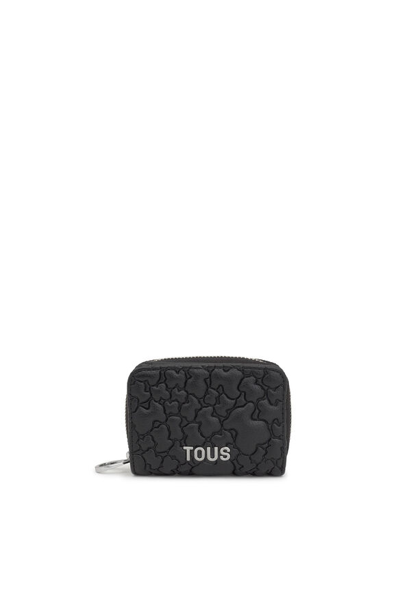 Tous TOUS Puffy Bear black wallet Black