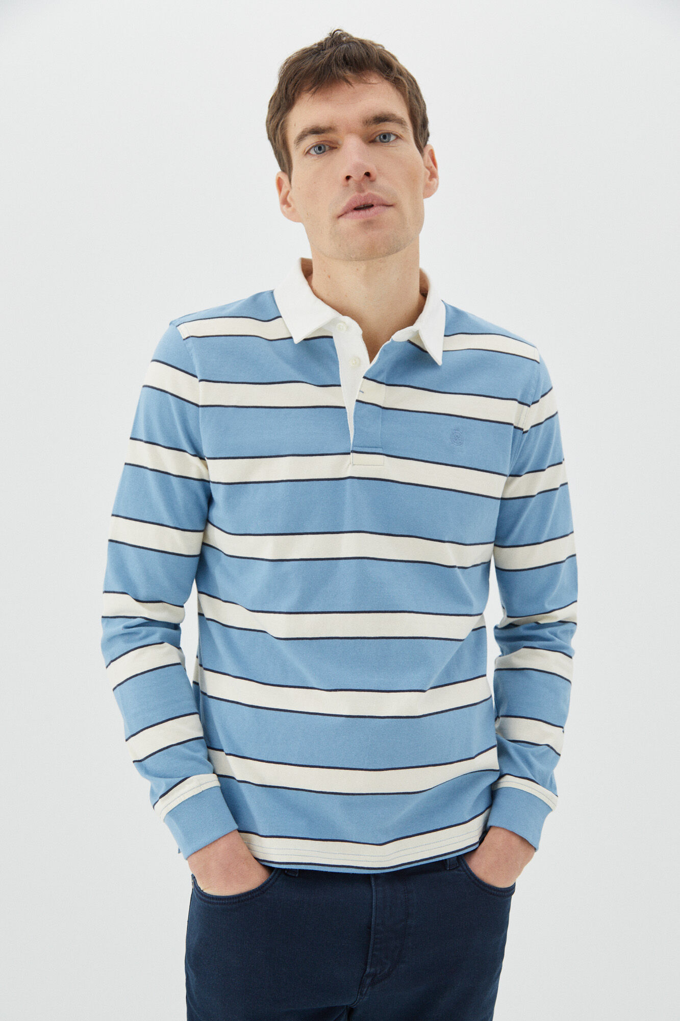 Polo rugby rayas Polos de hombre Cortefiel