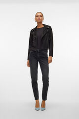 Vero Moda Cazadora de ante con tachuelas Negro