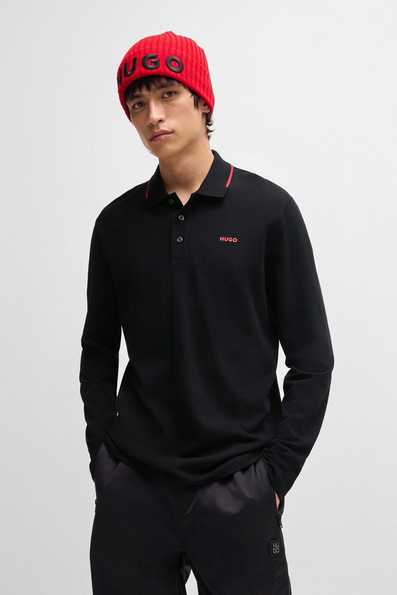 Polo manga larga cortefiel best sale