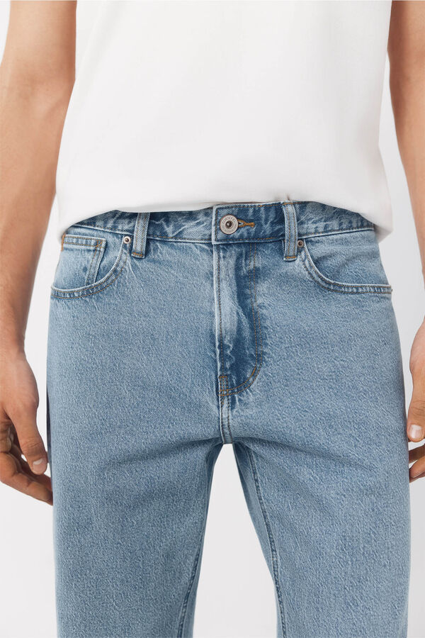 Cortefiel Straight-fit jeans Blue