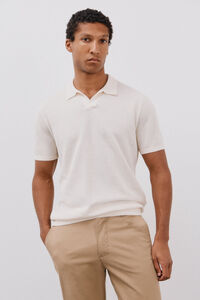 Cortefiel Jersey polo manga corta algodón estructura