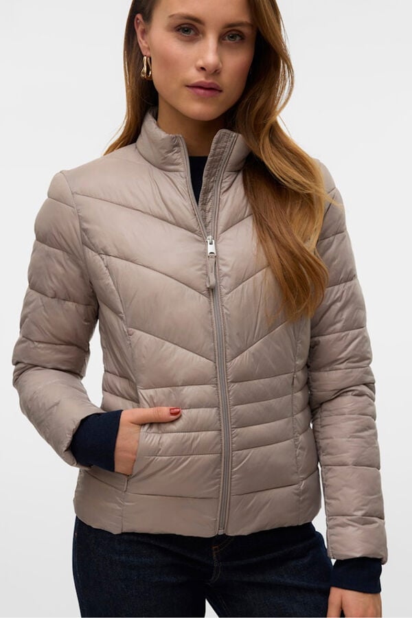 Vero Moda Colete acolchoado ultraleve Cinzento