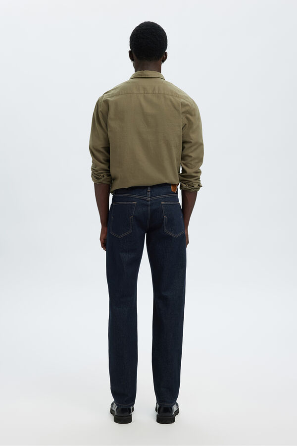 Selected Calça calça Slim Fit  Azul