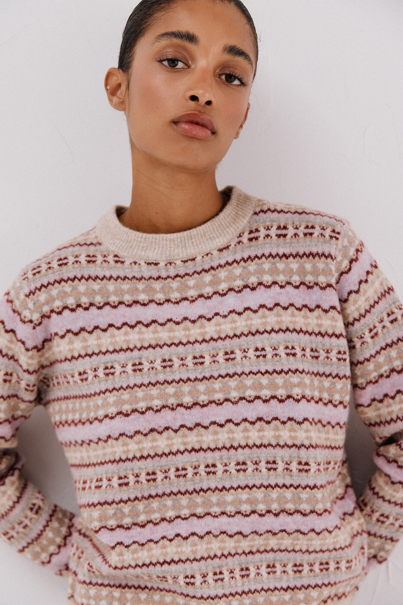 Cortefiel Jersey punto grecas