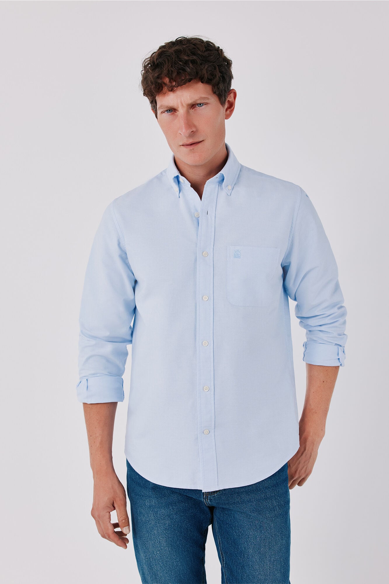Cortefiel Plain Oxford shirt