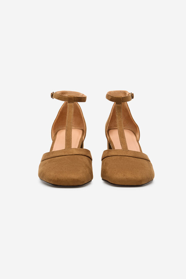 Cortefiel Heeled sandal  Gold