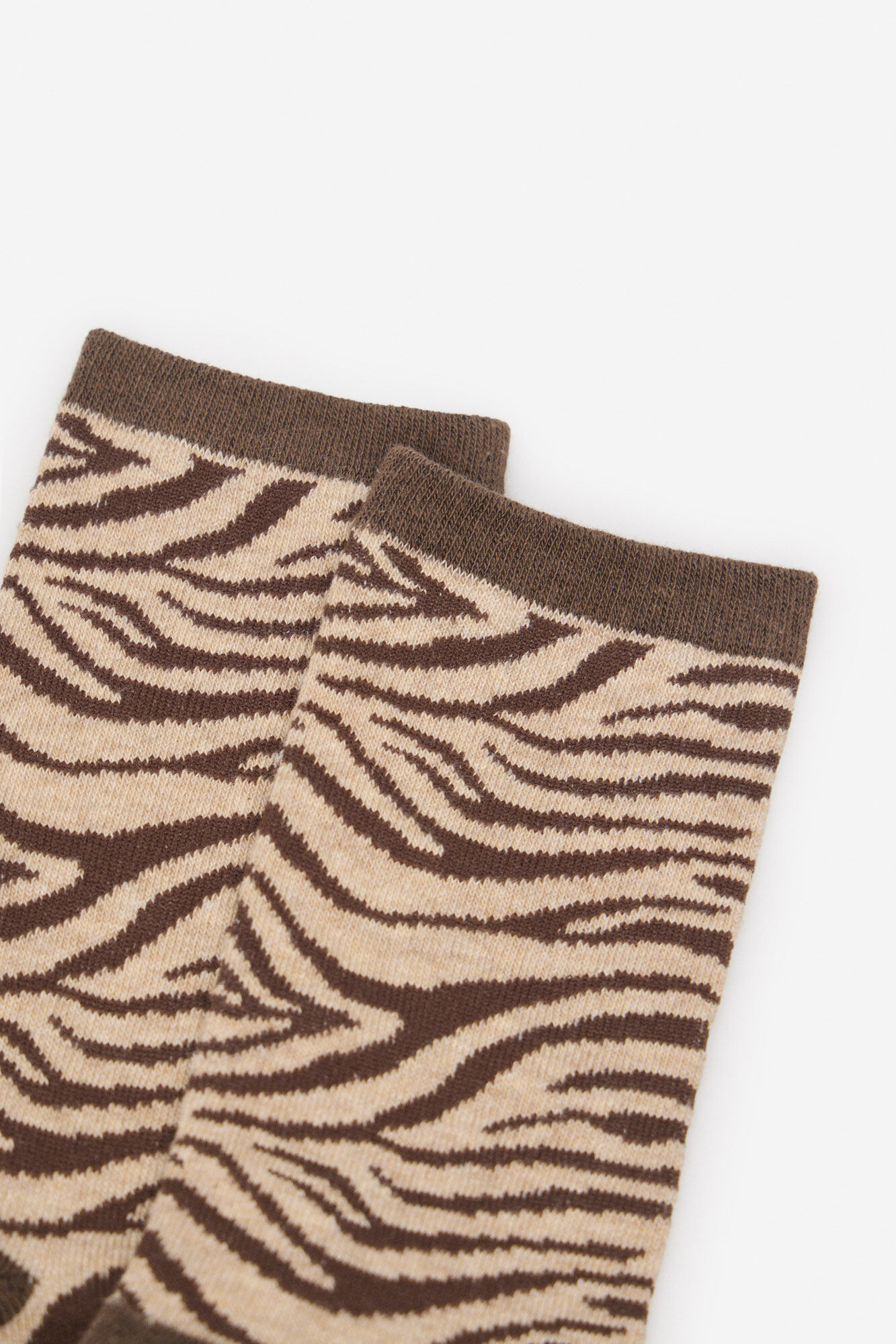 Cortefiel Long zebra sock