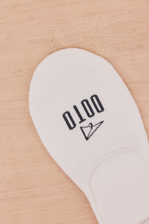 OOTO Meia invis&iacute;vel Branco