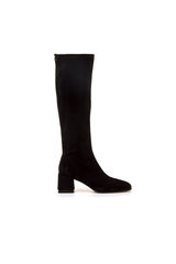 Maria Mare Botas de cano alto com salto Palena Preto