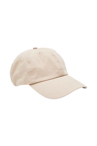 Cortefiel Adjustable cap in 100% organic cotton Brown