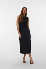 Vero Moda Vestido midi sem mangas Preto