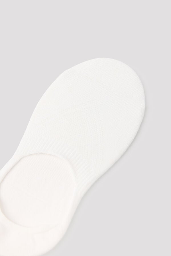 Cortefiel No-show socks with COOLMAX&reg; White