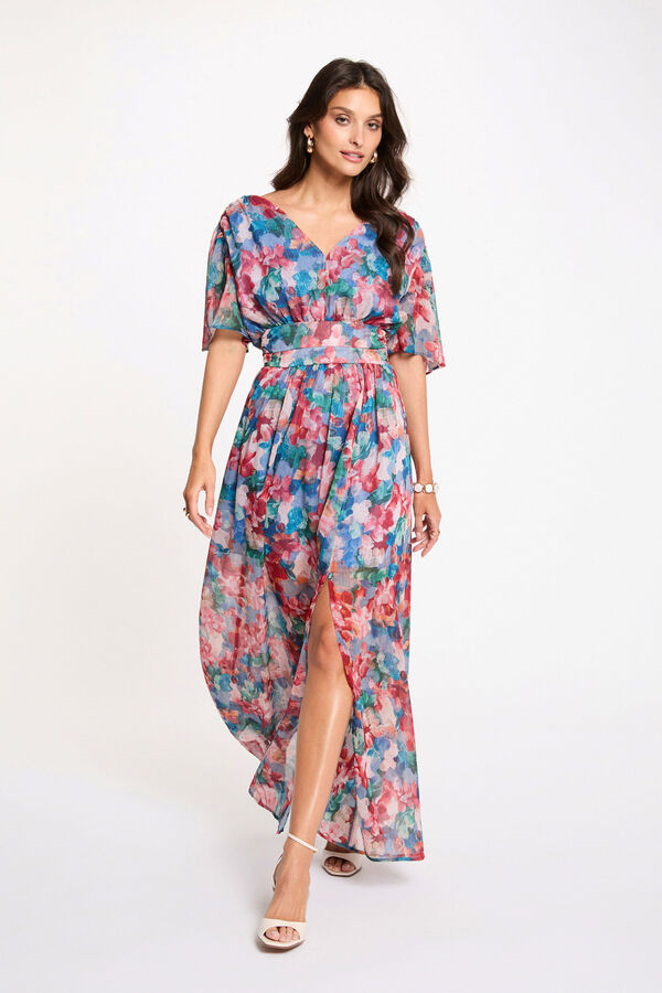 Morgan Vestido comprido fluido Multicolorido