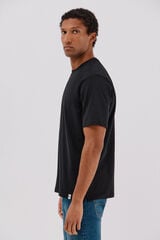 Cortefiel Basic T-shirt Black