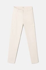 Cortefiel Pantalón sport cargo Beige