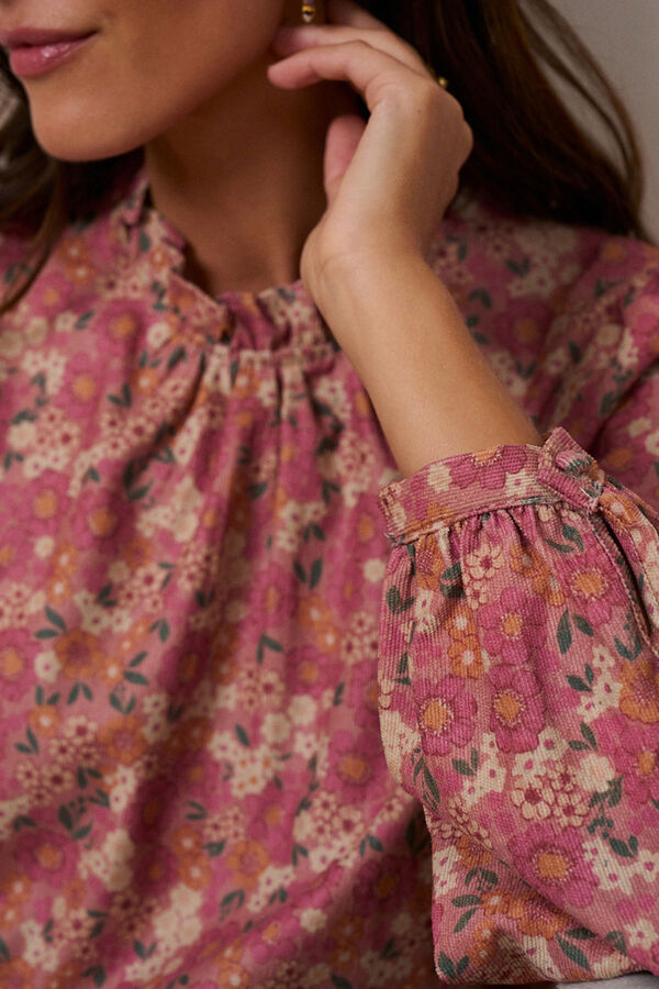 Polín Et Moi Blusa Minna com babados Subiu