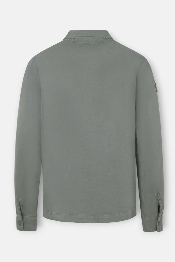Silbon Patches overshirt Green