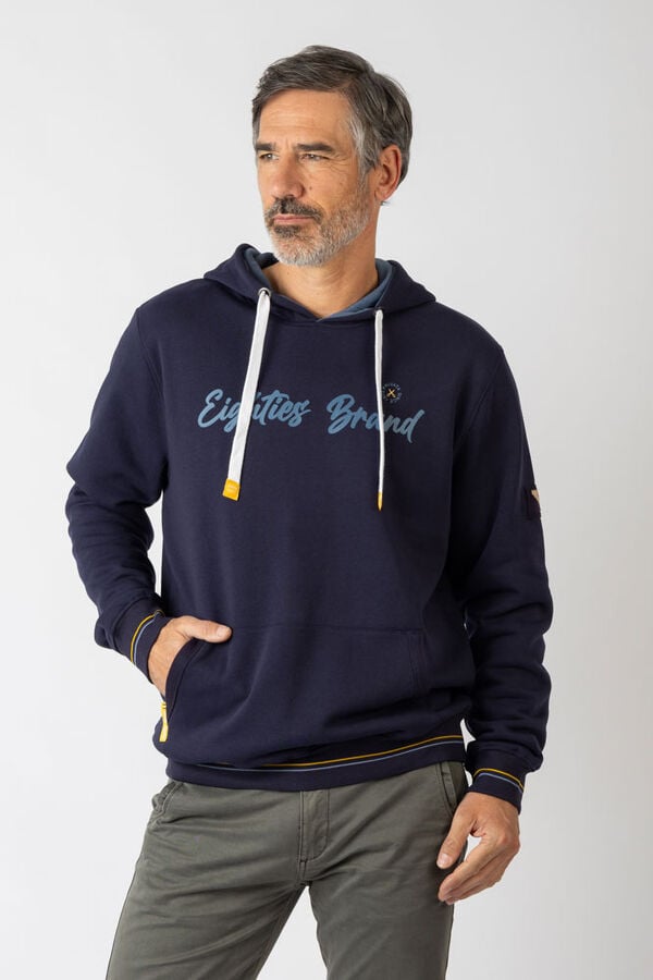 Privata Sweatshirt com gola redonda Azul